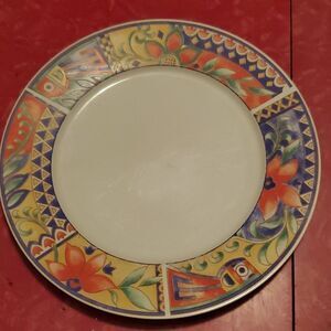 Lynns Stoneware Savanna Rim Dinner Plate 10 5/8"